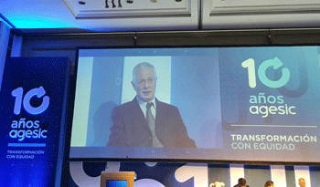 Ministro Jorge Basso en encuentro Transformación Digital, organizado por Agesic