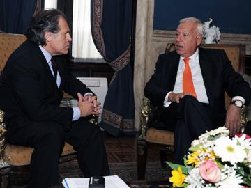 Cancilleres Luis Almagro y José Manuel García-Margallo Cancilleres Luis Almagro y José Manuel García-Margallo