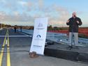 Ministro Transporte y Obras Públicas, Víctor Rossi, inauguró puente sobre el Canal Andreoni