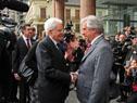 Presidente Tabaré Vázquez recibe al presidente de la República Italiana, Sergio Mattarella