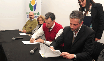 Firma de convenio