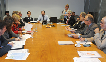 Reunión general de la JND en Torre Ejecutiva