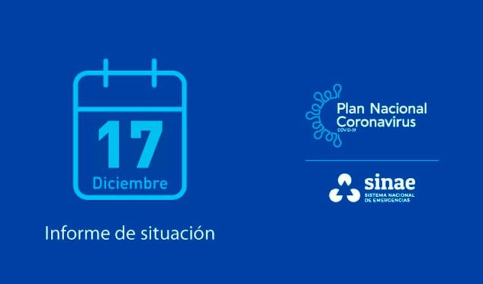 Portada del reporte diario del Sinae