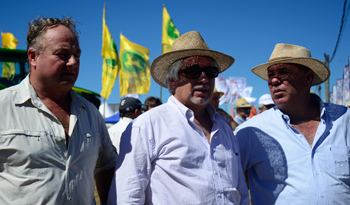 Ministro de Ganadería, Agricultura y Pesca, Tabaré Aguerre, en Soriano