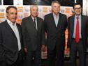 Ministro Rossi, en celebración de la adjudicación del puente número 100 de empresa Saceem