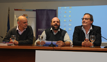 Fernando Rodríguez, Julio Bango y Gustavo Bernini presentan el acuerdo