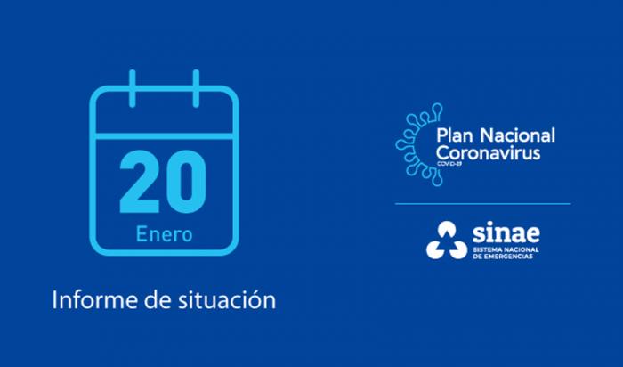 Portada del reporte diario del Sinae