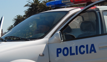 Patrullero de la Policia nacional