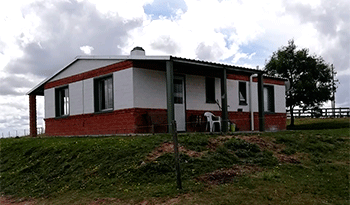 Casa Mevir en colonia Juan José Morosoli