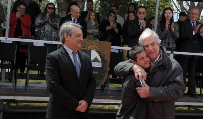 Tabaré Vázquez asistió a Juegos Paradeportivos Nacionales