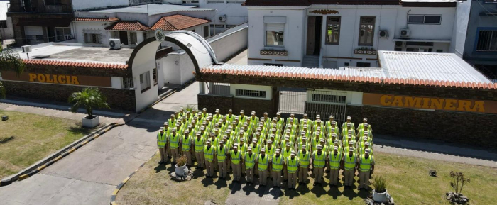 Efectivos de Policía Caminera
