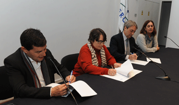 Firma del convenio