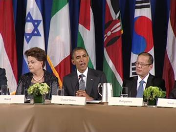 Obama y Dilma Rousseff
