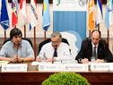 Firma del convenio de Alumbrado Público entre OPP, UTE y el Congreso de Intendentes