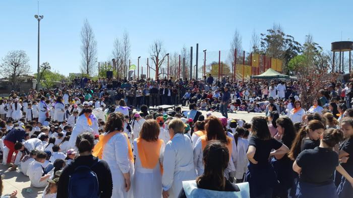 Coro de niños del Sodre en Casavalle, Montevideo