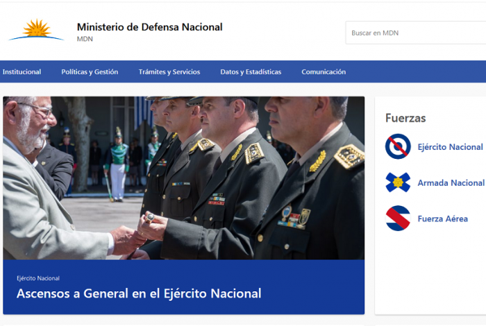 Portal del Ministerio de Defensa Nacional