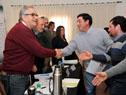 Autoridades del ministerio de Ganadería en Carmelo