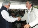Ministro Aguerre inauguró oficialmente la cosecha de arroz 2013