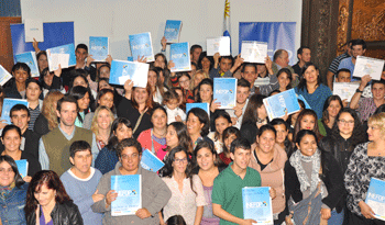 Entrega de certificados de cursos anteriores de Inefop