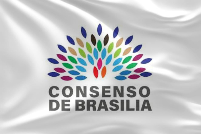 Uruguay encabezó la 3ª reunión de coordinadores del Consenso de Brasilia Logotipo del Consenso de Brasilia