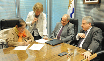 Firma del convenio