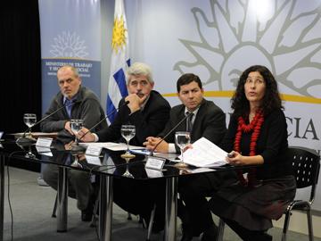 Autoridades del Ministerio de Trabajo