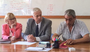Representantes del Ministerio de Salud Pública en reuniones en Maldonado