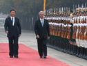 Presidente Tabaré Vázquez fue recibido con honores Militares en la Plaza de Tiananmen