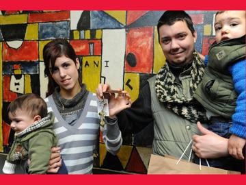 Familia beneficiada