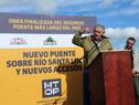 Mujica inauguró puente que elimina riesgos por inundaciones del río Santa Lucía