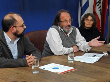 Autoridades en presentación de avances en la Agenda de Políticas Sociales y Diversidad Sexual