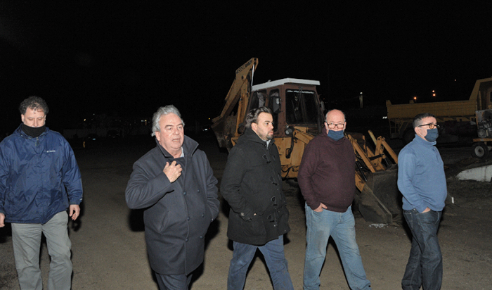 Ministro Heber y autoridades en Lavalleja