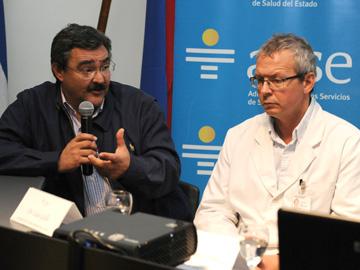 Gallo y Briozzo en conferencia de prensa