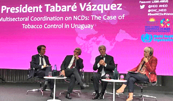 Presidente Tabaré Vázquez en el Geneva Graduate Institute