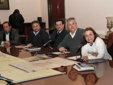Integrantes del MTOP e Intendencia de Montevideo