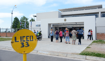 Inauguración de obras en liceo 33 de Malvín Norte, Montevideo