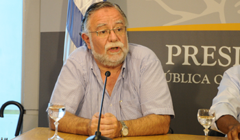 Ministro de Trabajo y Seguridad Social, José Bayardi