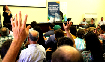 Productores con acceso colectivo a la tierra reunidos en Tacuarembó