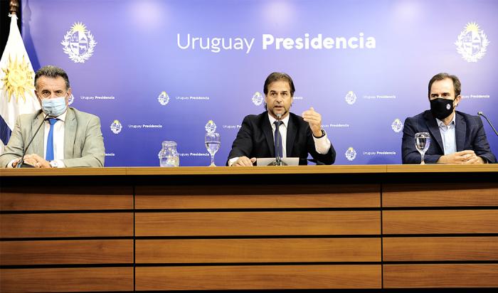 Conferencia de prensa del presidente Luis Lacalle Pou