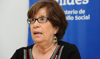 Ministra de Desarrollo Social, Marina Arismendi