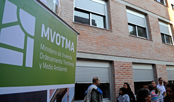 Inauguración del complejo de viviendas de Belvedere