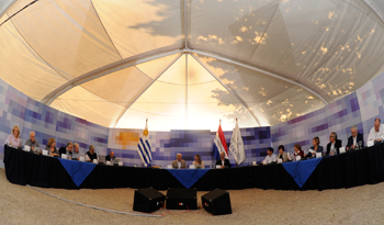 Sesión abierta del Consejo de Ministros en Pirarajá, Lavalleja