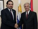 Audiencia ofrecida por el presidente Tabaré Vázquez al embajador del Estado de Qatar, Mohammed Hassen Al-Jabir