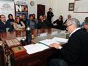 Enzo Benech se reunió con una delegación de apicultores del departamento de Río Negro