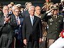 Presidente Vázquez encabezó el acto del 208° aniversario del Ejército Nacional