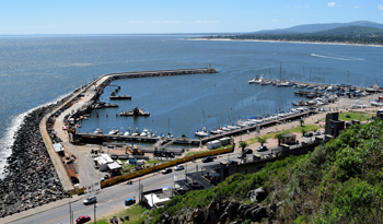 Panorámica del puerto de Piriápolis Panorámica del puerto de Piriápolis