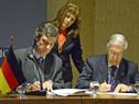 Firma de acuerdos entre Uruguay y Alemania
