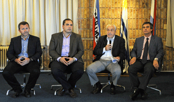 Ministro de Transporte y Obras Públicas, Víctor Rossi.