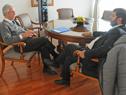 Presidente Vázquez se reunió en Rusia con Fernando Pereira, titular del PIT-CNT