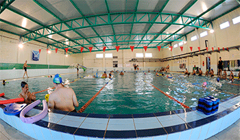 Piscina de plaza de deportes